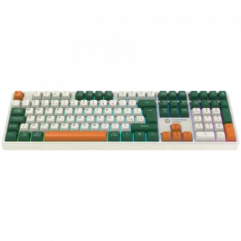 Mehāniskā bezvadu tastatūra CANYON Shadder GKW-11 RGB balta