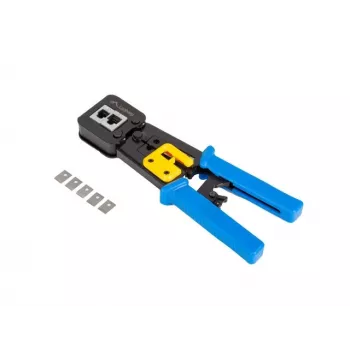 Gofrēšanas instruments LANBERG NT-0204 RJ-45 savienotājiem, melns/zils, 272×110,5×30 mm, 140 g
