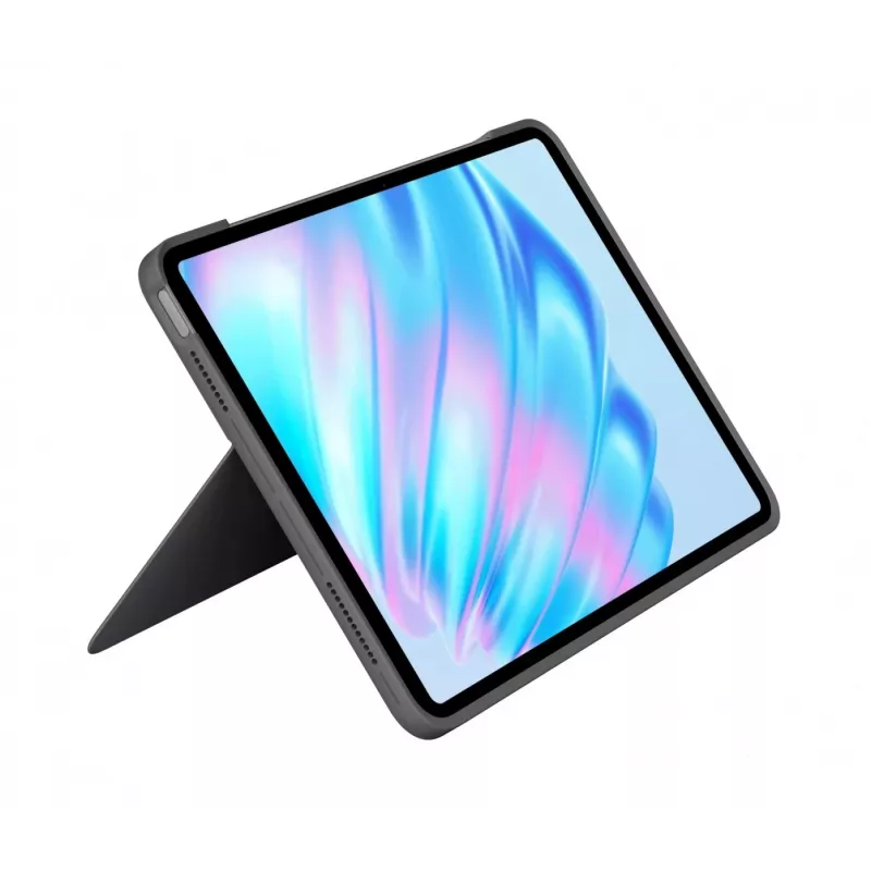 Logitech Combo Touch tastatūra QWERTY US International pelēka ar skārienpaliktni