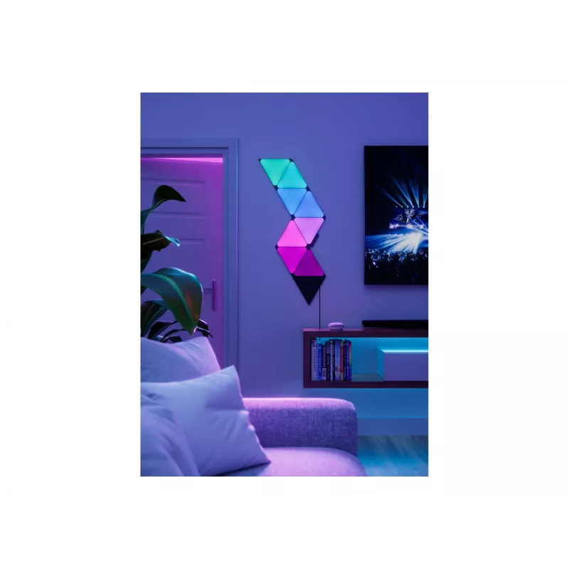 Viedpanelis Nanoleaf NL47-0101TW-3PK Wi-Fi Melns 3 gab.