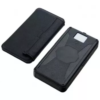 Portable battery PowerNeed ES20000B 20000mAh — 2x USB 5V/2A, 9W, water-resistant, Melns, 370 g