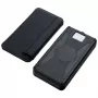 Portable battery PowerNeed ES20000B 20000mAh — 2x USB 5V/2A, 9W, water-resistant, Melns, 370 g
