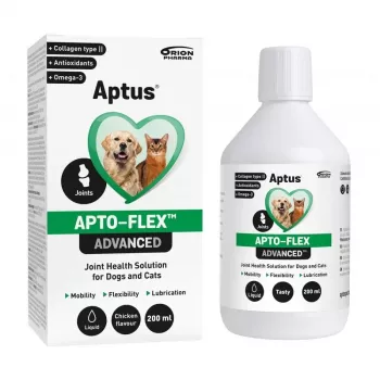 APTUS Apto-flex Advanced Collagen - uztura bagātinātājs suņiem un kaķiem – 200ml