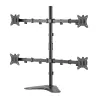 LCD kronšteins SBOX LCD-F048-2 17–32 collu displejiem, atbalsta 4×9 kg, VESA 100×100