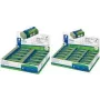 Dzēšgumijas Staedtler 526 80-5, 65×23×13 mm, zaļa — iepakojumā 20 gab.