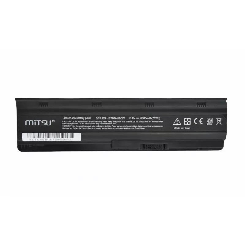 Akumulators Compaq Presario CQ42, CQ62, CQ72 6600 mAh (71 Wh) 10,8–11,1 V