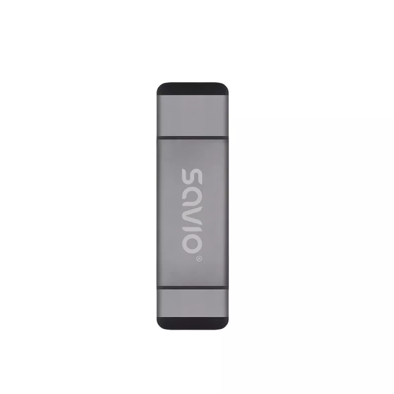 SD karšu lasītājs 3-in-1, USB-C + USB-A 2.0 + Micro USB