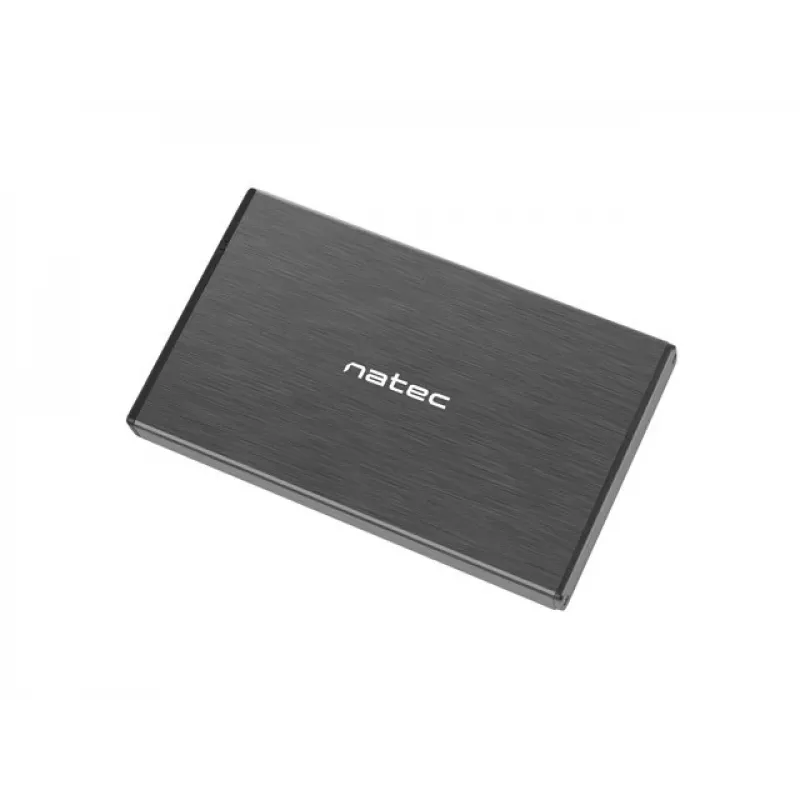 NATEC RHINO GO korpuss USB 3.0 2,5'' SATA HDD/SSD, melns alumīnijs