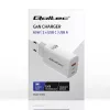GaN lādētājs QOLTEC 51822 65W 2×USB A 2×USB‑C
