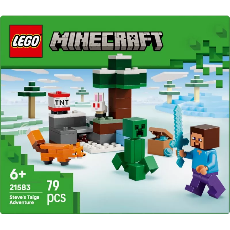 LEGO MINECRAFT 21583 Stīva taigas piedzīvojums