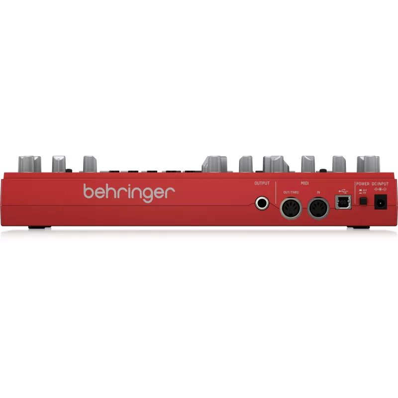 Analogais sintezators Behringer TD-3-RD sarkans 9V DC
