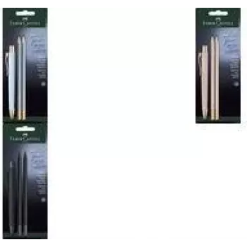 Pildspalvas un zīmuļa komplekts Faber-Castell 241122 — lodīšu pildspalva un grafīta zīmulis, gaiši zilā krāsā, blisteriepakojumā