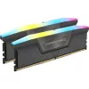 DIMM 64 GB DDR5-6000 (4x 16 GB) Quad-Kit, atmiņa melna, CMH64GX5M4B6000C36, Vengeance RGB, INTEL XMP