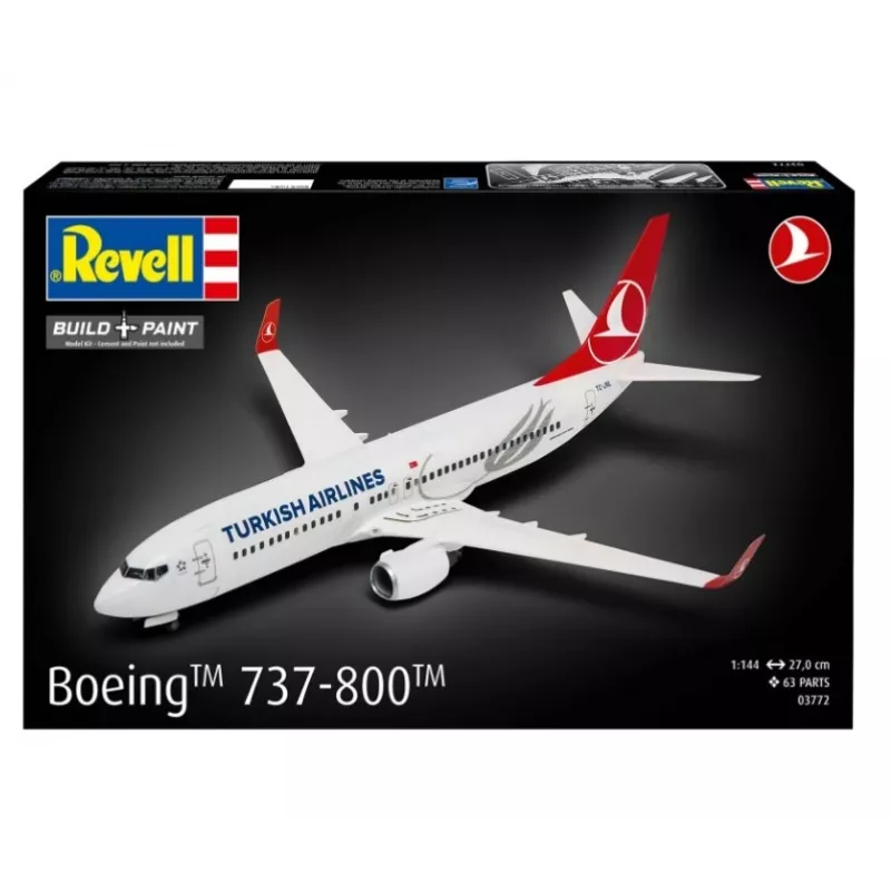Plastmasas lidmašīnas modelis REVELL Boeing 737-800 Turkish Air mērogā 1:144