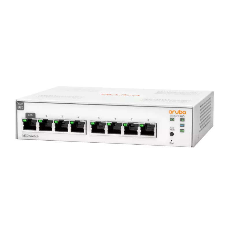 HPE Aruba Networking Aruba Instant On 1830 8G pārvaldāms L2 Gigabit Ethernet slēdzis