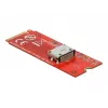 M.2 Key M uz 1 x OCuLink SFF-8612 pārveidotājs DeLOCK 64106