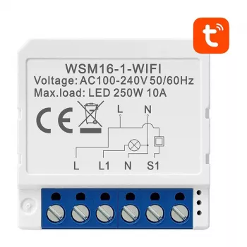 Wi‑Fi viedslēdzis Avatto WSM16‑W1 — tālvadība mājas automatizācijai
