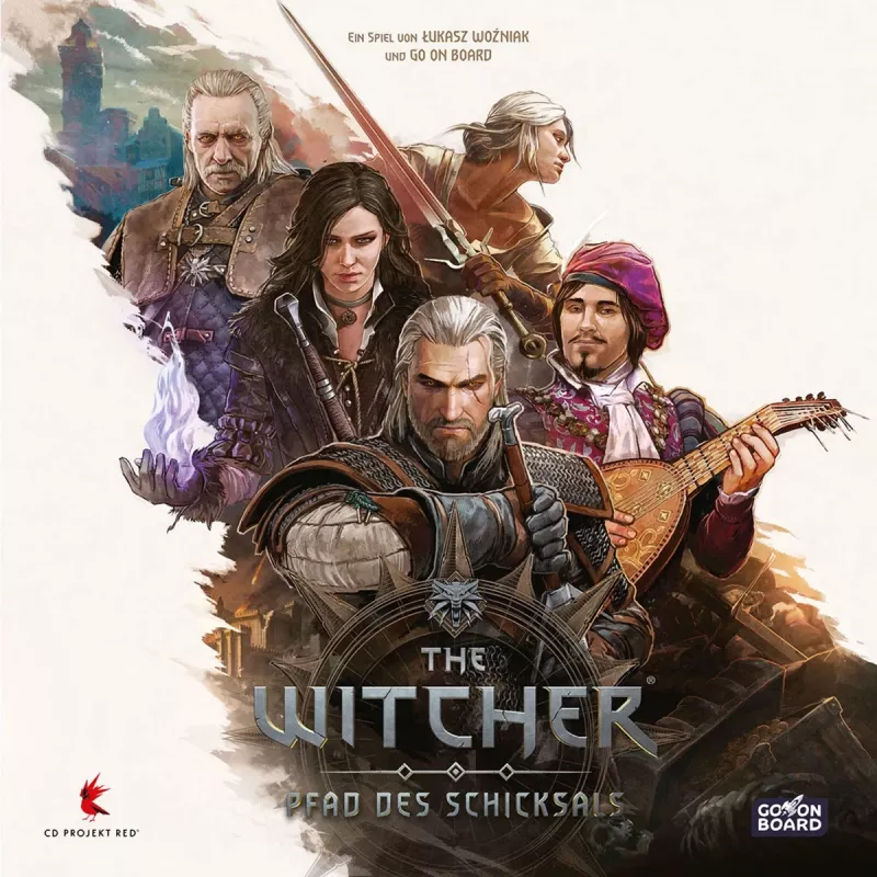 Galda spēle Asmodee The Witcher: Pfad des Schicksals – galda piedzīvojums, stāstījuma scenāriju spēle
