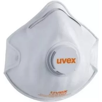 Respirators UVEX silv-air classic 2210 FFP2 ar vārstu — iepakojumā 15 gab.