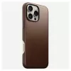 Mobilā telefona vāciņš Nomad NM01389385 iPhone 16 Pro Max, 17,5 cm (6,9 collas), brūns, alumīnijs/PC/mikrošķiedra/āda