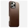 Mobilā telefona vāciņš Nomad NM01389385 iPhone 16 Pro Max, 17,5 cm (6,9 collas), brūns, alumīnijs/PC/mikrošķiedra/āda