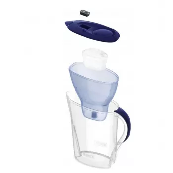 Ūdens filtra krūze BRITA Marella 2,4 L ar 3 Pure Performance kasetnēm, Maxtra Pro, zila
