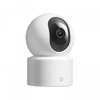 IP drošības kamera Xiaomi Smart Camera C201 — Iekštelpu sfēriska 2MP 1920x1080, 110° redzes lauks, pagrieziens 360°, slīpums 0–108°, Wi‑Fi, IR 940 nm