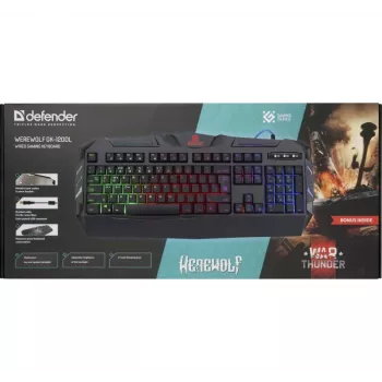 Defender Gaming tastatūra WEREWOLF GK-120DL