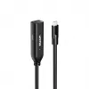 Paplašinātāja kabelis Unitek U1335ABK01 USB-C vīr. uz siev., 10 Gbps, 5 m, melns