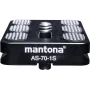 Walimex Mantona Quick Release Plate Arca Swiss, 70 mm Melns (1021463)