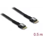 DELOCK PCIe 4.0 plāns SAS SFF-8654 4i kabelis 0,5 m