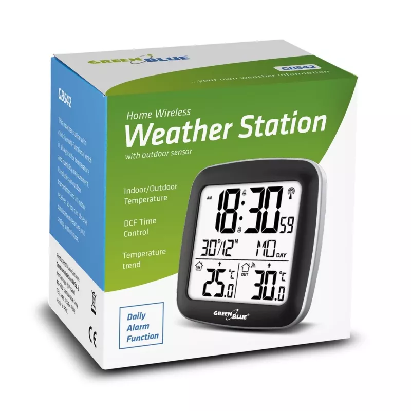 Thermometer Greenblue 60135 pelēka Balts