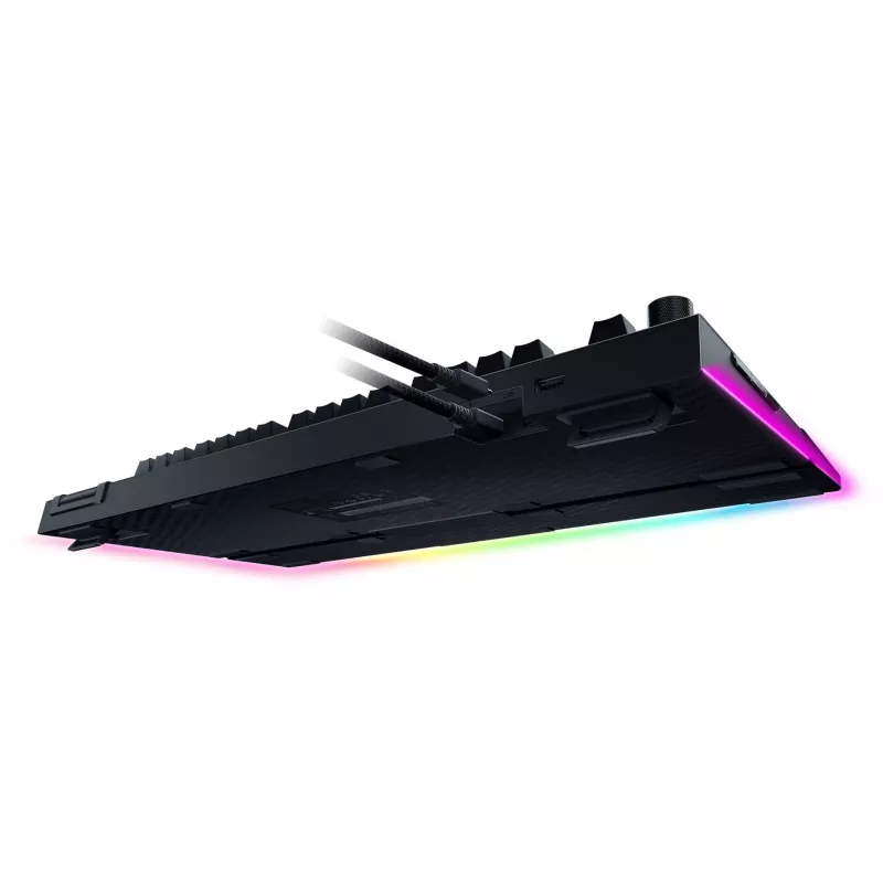 Razer MelnsWidow V4 Pro tastatūra Spēļu USB QWERTZ vācu Melna Mehāniska RGB