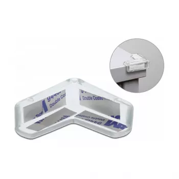 Malu aizsardzība pašlīmējoša DeLOCK 40 x 40 x 13 mm caurspīdīga