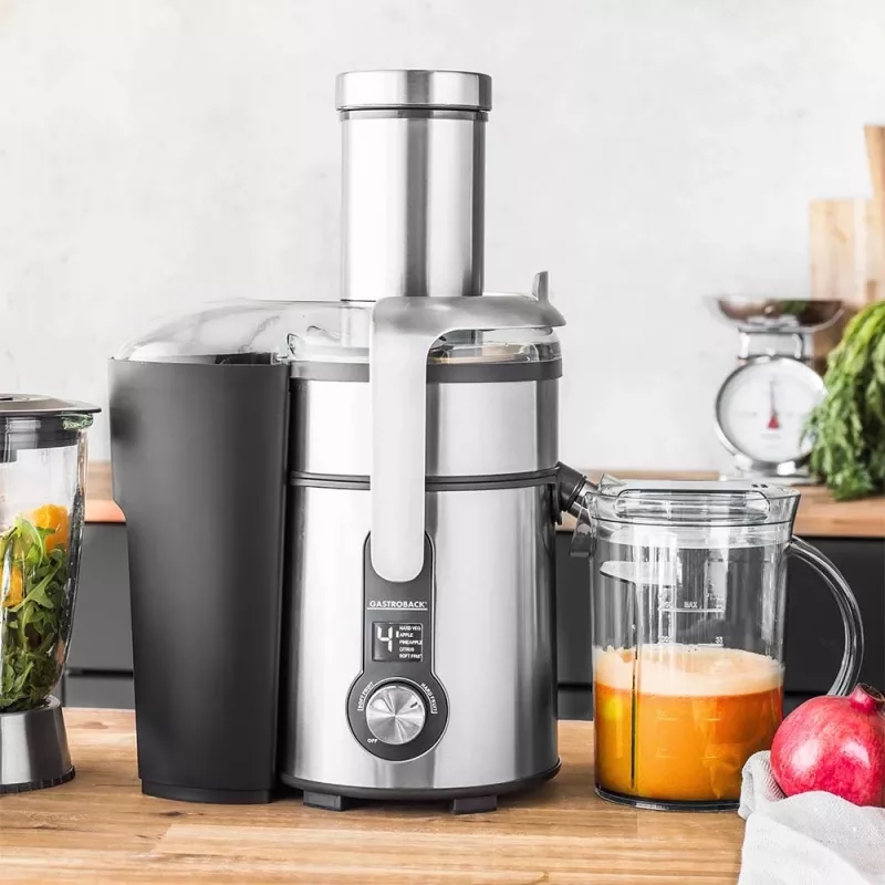 Centrbēdzes sulu spiede Gastroback Design Digital Pro 1300 W Melna Nerūsējošais tērauds