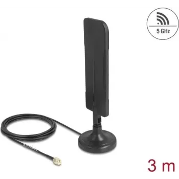 Antena DELOCK 10038 5,8 GHz RP-SMA 3 dBi visvirziena