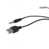 2 virzienu PC skaļrunis Audiocore AC870 B — 3 W RMS, vadu USB barošana, 3,5 mm ieeja, 2.0 kanāli