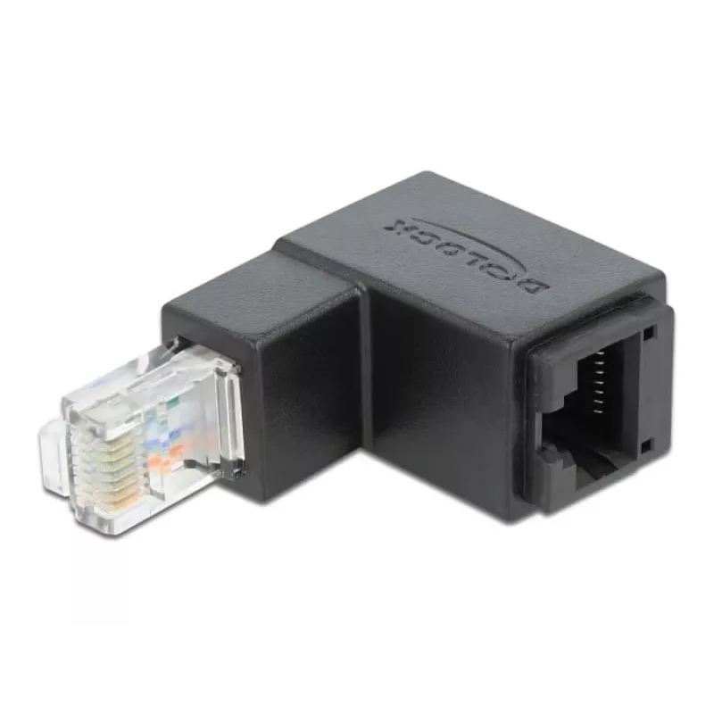 Adapter RJ45 leņķa spraudnis uz leju DeLOCK 86423