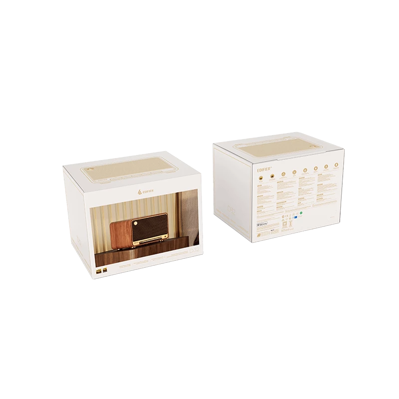 Edifier D32 Multiroom WiFi skaļrunis ar Bluetooth koka apdari - Skaļrunis (D32 WD)