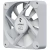 Dzesēšanas ventilators APNX FP1-120-R PWM ARGB White 120mm, PWM vadība, ARGB apgaismojums