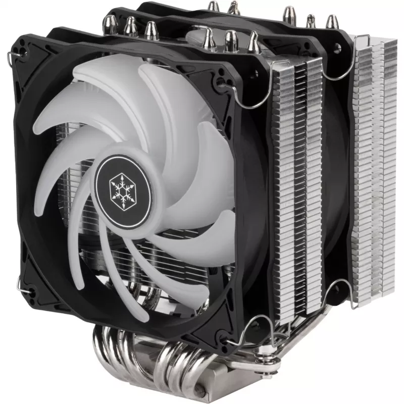 SilverStone Hydrogon D120 ARGB - Procesora gaisa dzesētājs - (priekš: LGA1156, LGA1155, LGA2011, LGA1150, LGA1151, AM4, LGA2066, LGA1200, LGA1152, LGA1700)