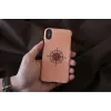 Viedtālruņa maciņš man and wood iPhone X/XS, melns, aizsargapvalks ar kompasa detaļu