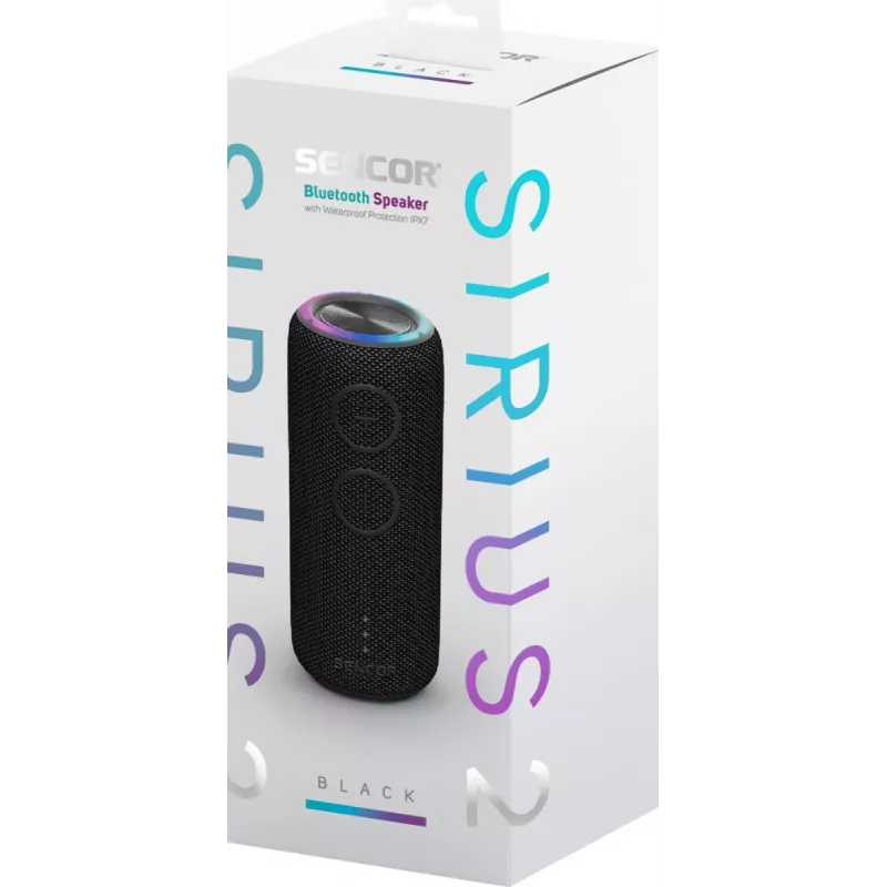 Bluetooth skaļrunis SIRIUS 2 Melns ar 20 W jaudu