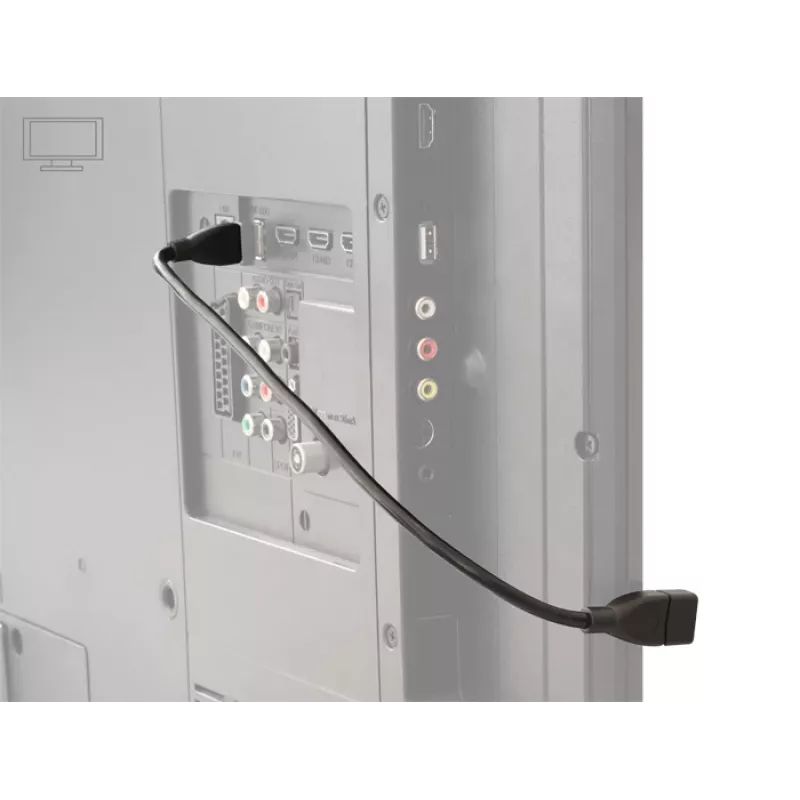 USB kabelis DeLOCK 35cm USB 2.0 83498 Melns