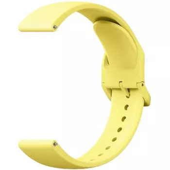 Pulksteņa siksniņa Xiaomi BHR9470GL TPU maiņas, citrondzeltena, regulējama 135–205 mm