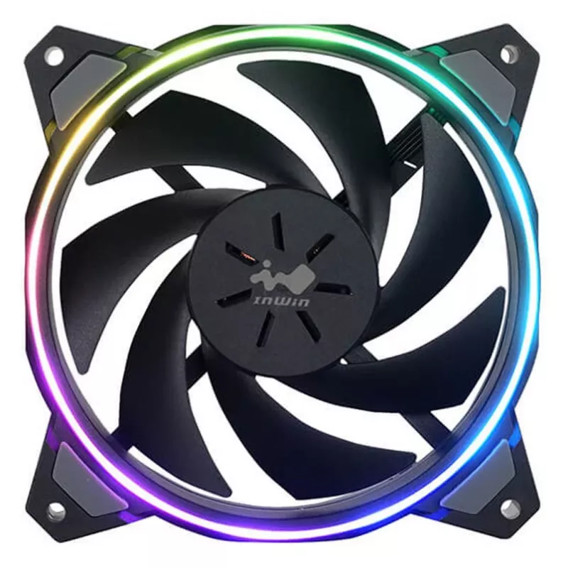 Korpusa ventilators in win SIRIUS LOOP X3 120 mm 3-RGB, 120 mm, 3-RGB apgaismojums