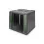 Pie sienas stiprināms statīvs Digitus DN-19 12U-6/6-EC-SW
