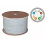 Tīkla kabelis Q-LANTEC KIF6PVC305Q Cat.6A F/UTP 305 m, pelēks, 23 AWG, vītas dzīslas, PVC apvalks, 250 MHz