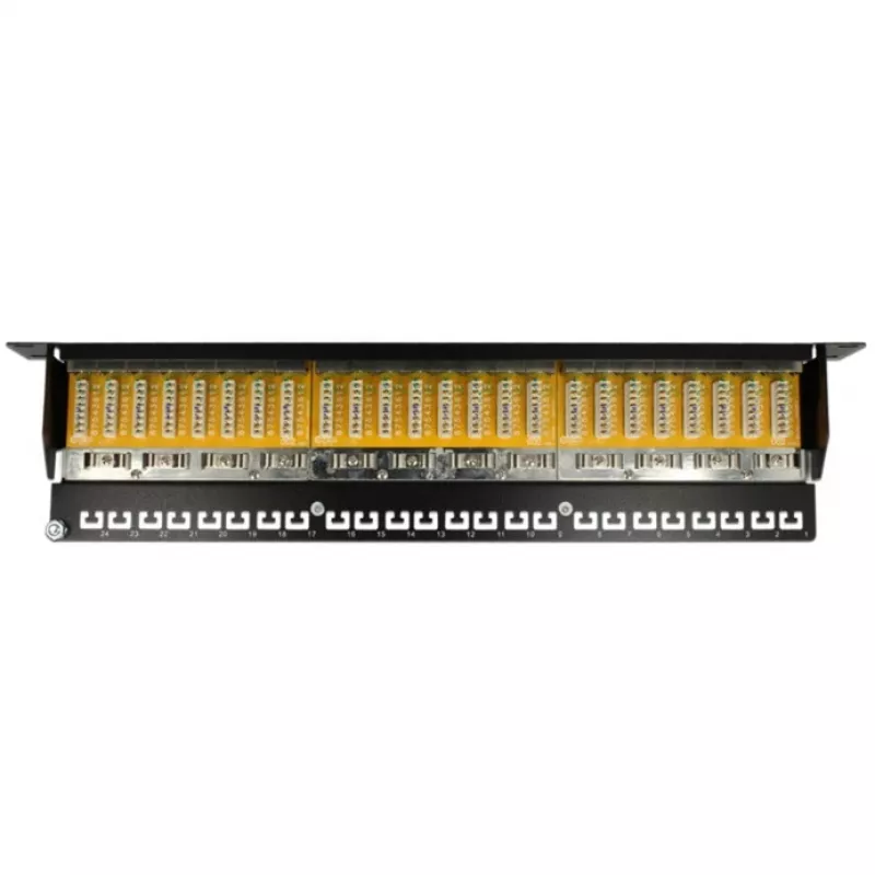 DeLOCK 43300 plāksteru panelis 1U RJ-45 pelēks