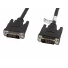 DVI kabelis Lanberg CA-DVID-10CC-0018-BK 1.8 m melns
